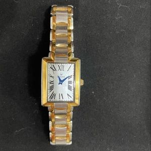 Ladies Bulova watch. Silver and gold